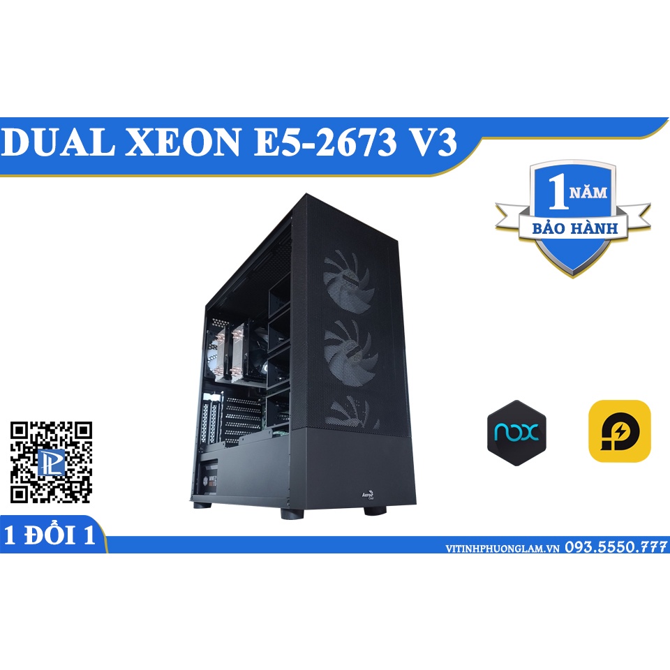 MÁY CHỦ / MÁY TRẠM DUAL XEON E5-2680 V4 / DUAL XEON E5-2683 V4 / DUAL XEON E5-2686 V4 / TỪ 56 LUỒNG ĐẾN 72 LUỒNG XỬ LÝ