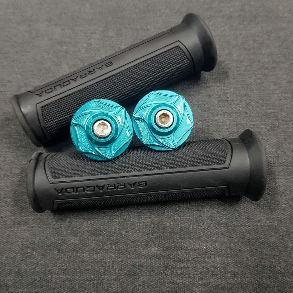 [XẢ KHO] COMBO Gù NHÔM xe máy PHI TIÊU cùng bao tay BARACUDA màu đen siêu êm mềm mại phượt xuyên việt