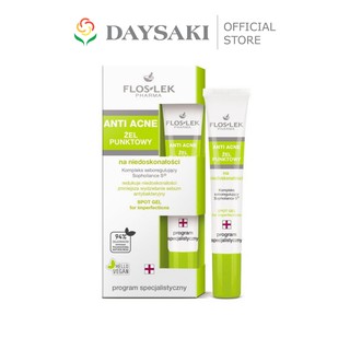 Floslek Pharma Gel Hỗ Trợ Giảm Mụn, Diệt Khuẩn Anti Acne Spot Gel For Imperfections 20ml