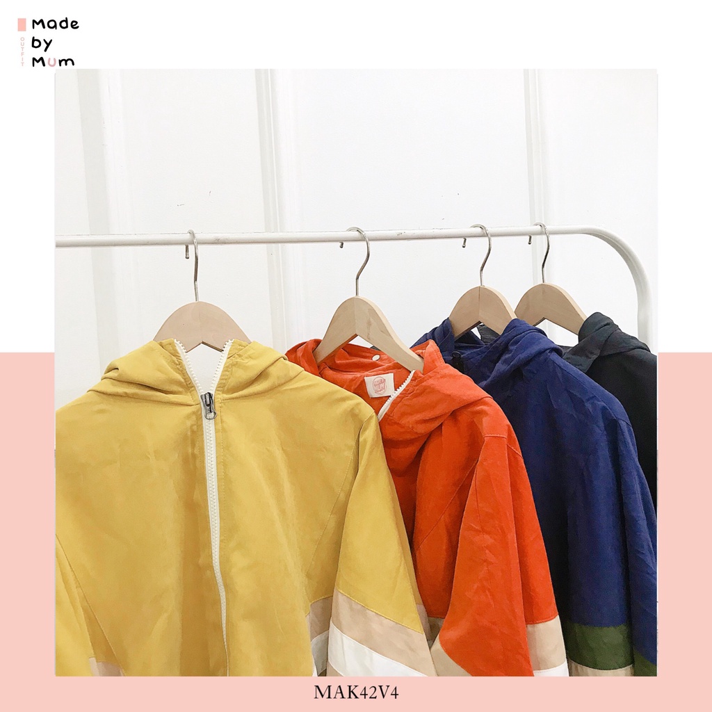 Áo khoác kiểu phối tay Made By Mum | BigBuy360 - bigbuy360.vn