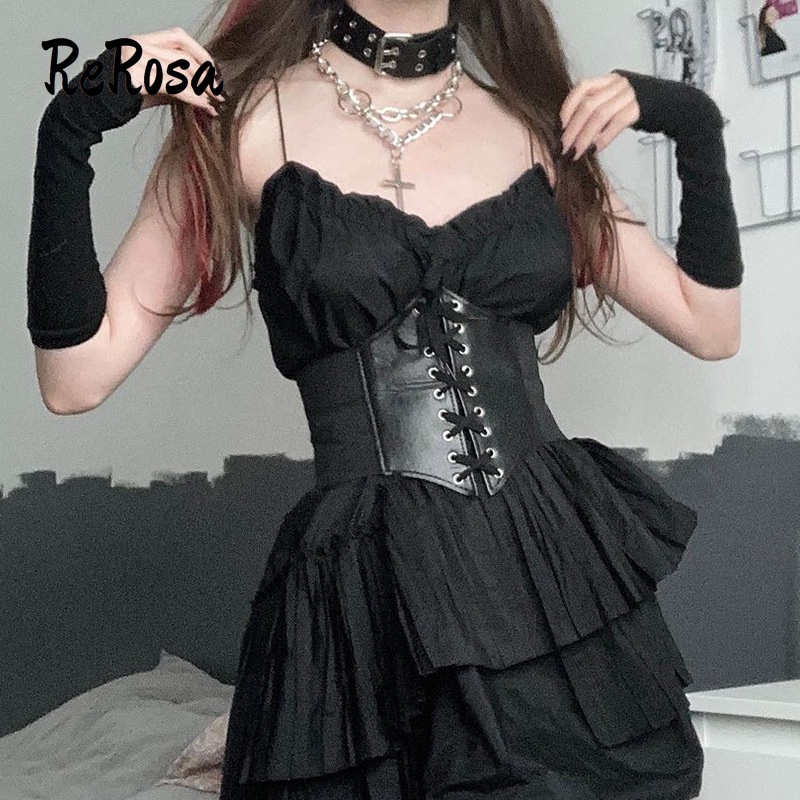 Áo Nịt Eo Da PU Co Giãn Thời Trang Cho Nữ