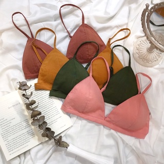 Áo bra Linen hàng thiết kế Handmade