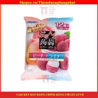 Thạch hoa quả Orihiro dai giòn, nhiều hương vị trái cây hàng nội địa Nhật Bản