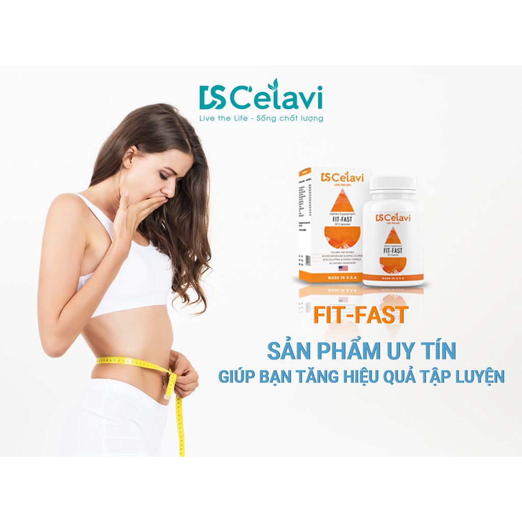 Dsc'elavi Fit-fast Viên uống giảm cân nhập khẩu Mỹ