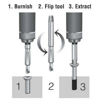 Bộ 4 mũi vặn ốc vít toét - b4mvvt