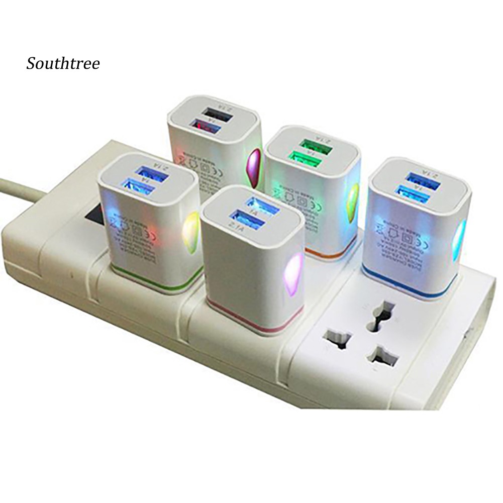 Củ sạc 2 cổng USB 5V 2.1A tốc độ cao tiện lợi