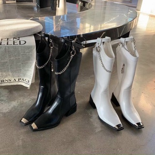 Boot da phối xích mũi kim loại [ Hàng order ]