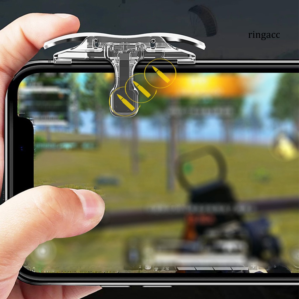 Set 2 Kẹp Hỗ Trợ Điều Khiển Chơi Game Bắn Súng Pubg X8 Gắn Điện Thoại