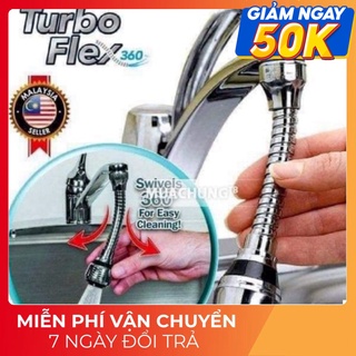 vòi rửa bát tăng áp Tủbo Flex360 độ