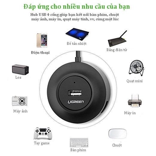 [FREESHIP 99K]_Bộ chia 4 cổng USB 2.0 Ugreen 20277