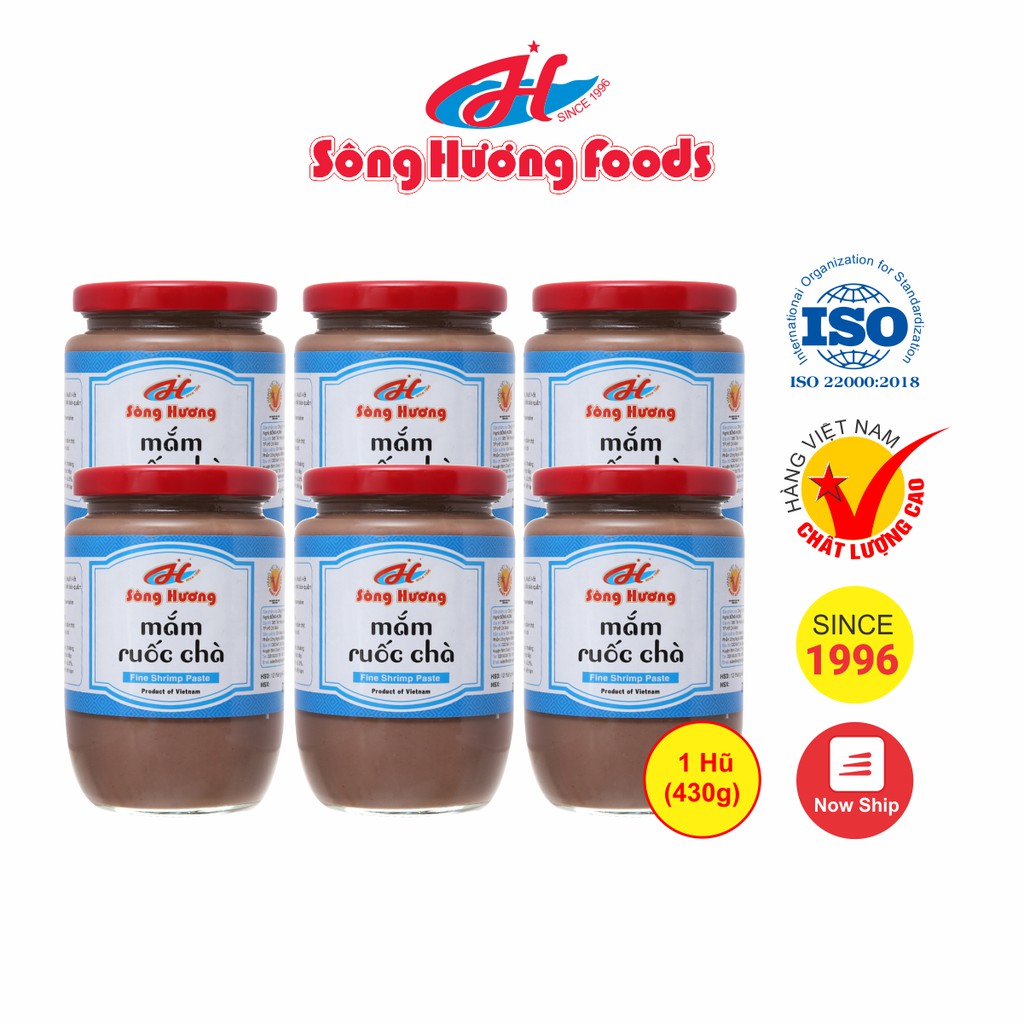 6 Hũ Mắm Ruốc Chà Sông Hương Foods Hũ 430g