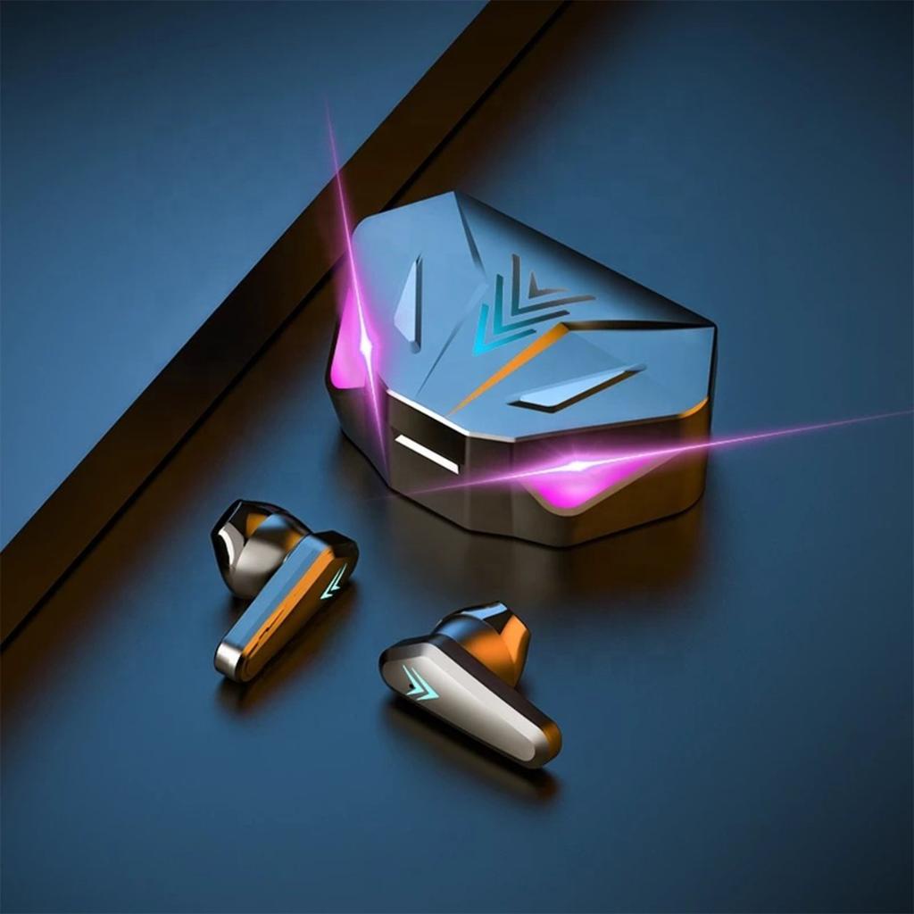 Tai Nghe Không Dây X15 BT 5.0 Có Đèn LED Thời Trang Chơi Game TWS X15 Pro