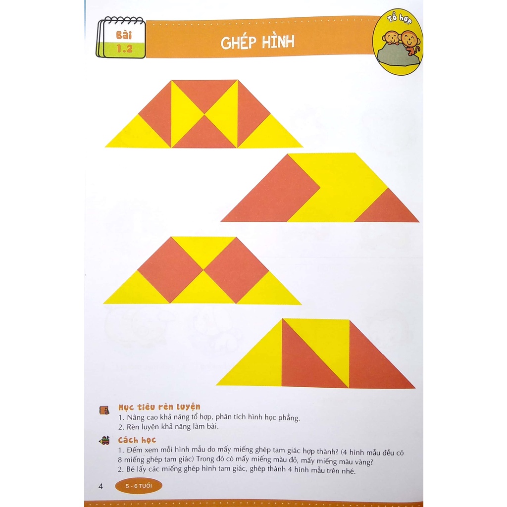 Sách  - Đánh Thức Tiềm Năng Trí Tuệ - Chú Tâm Sáng Tạo (5-6 Tuổi) (Tái Bản)(Sư Đan, Hà Tinh- Văn Lang)