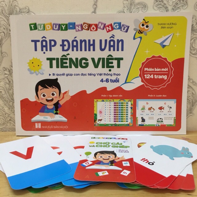 Bộ Thẻ Đánh Vần Flashcard 42 Thẻ Chữ Cái Và Chữ Ghép Đánh Vần Tiếng Việt Cho Bé