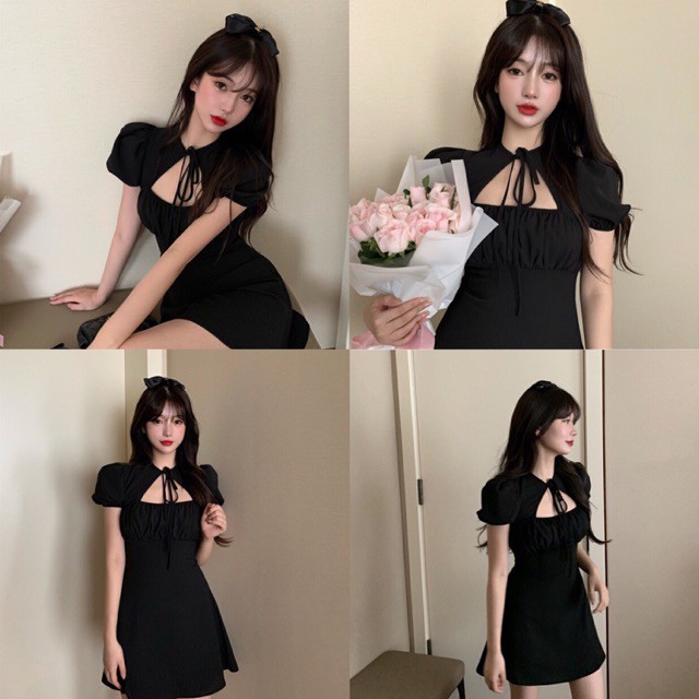 [Giao hàng nhanh][ORDER]VÁY BODY KHOÉT CỔ TAOBAO