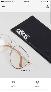[Có sẵn - Có bill] kính asos săn sale web uk
