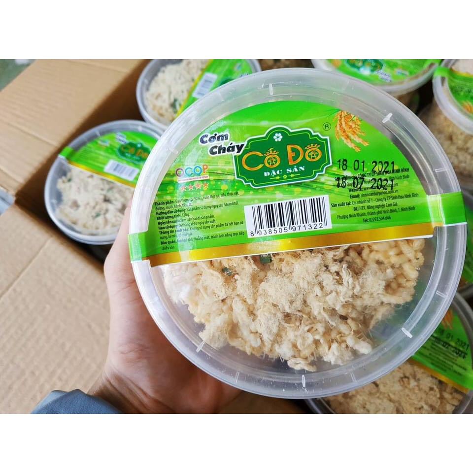 Cơm cháy Lắc đều 120g Gosi đồ ăn vặt Ninh Bình vừa ngon vừa rẻ