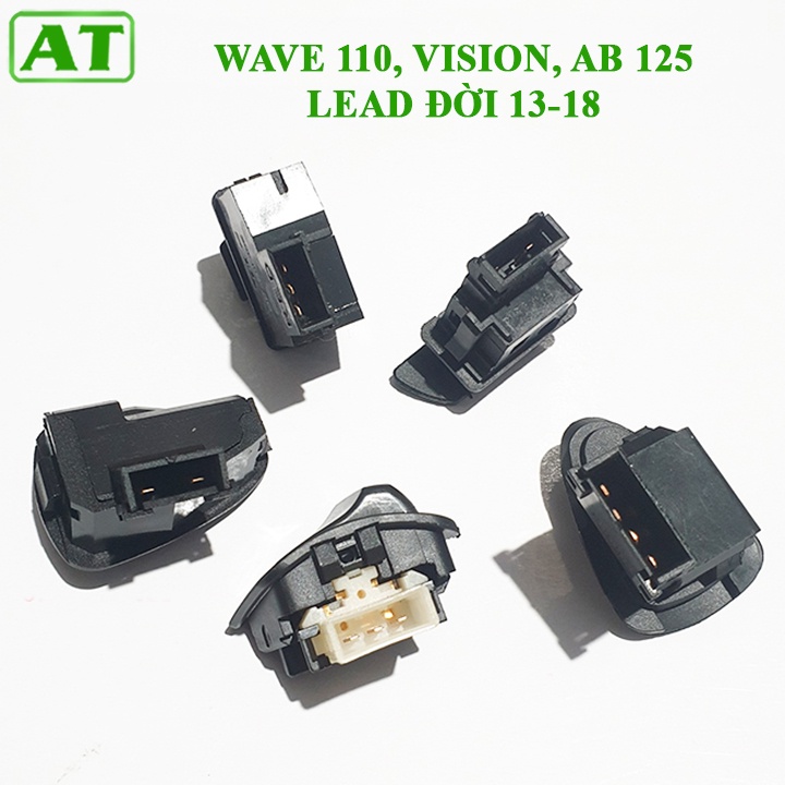 Bộ 5 Nút Công Tắc Xe Wave 110 Vision AB 125 Lead Đời 2013-2018