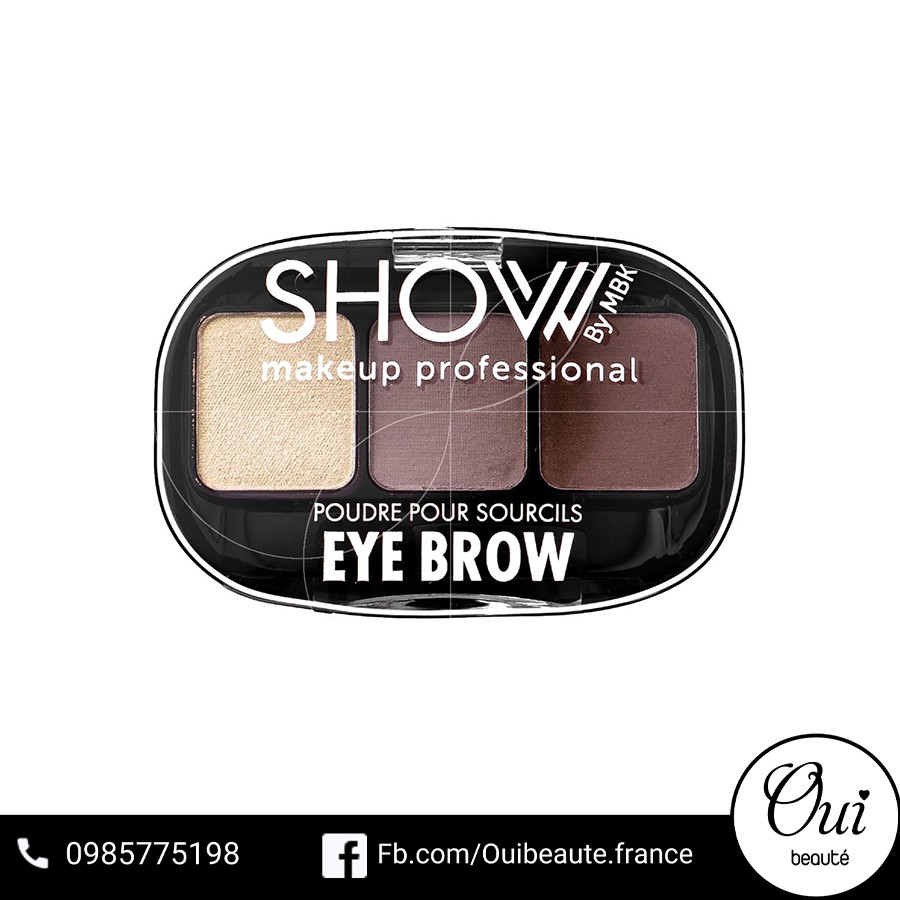 Bộ kit kẻ lông mày Show by MBK Poudre Pour Sourcils Eyebrow Ouibeaute