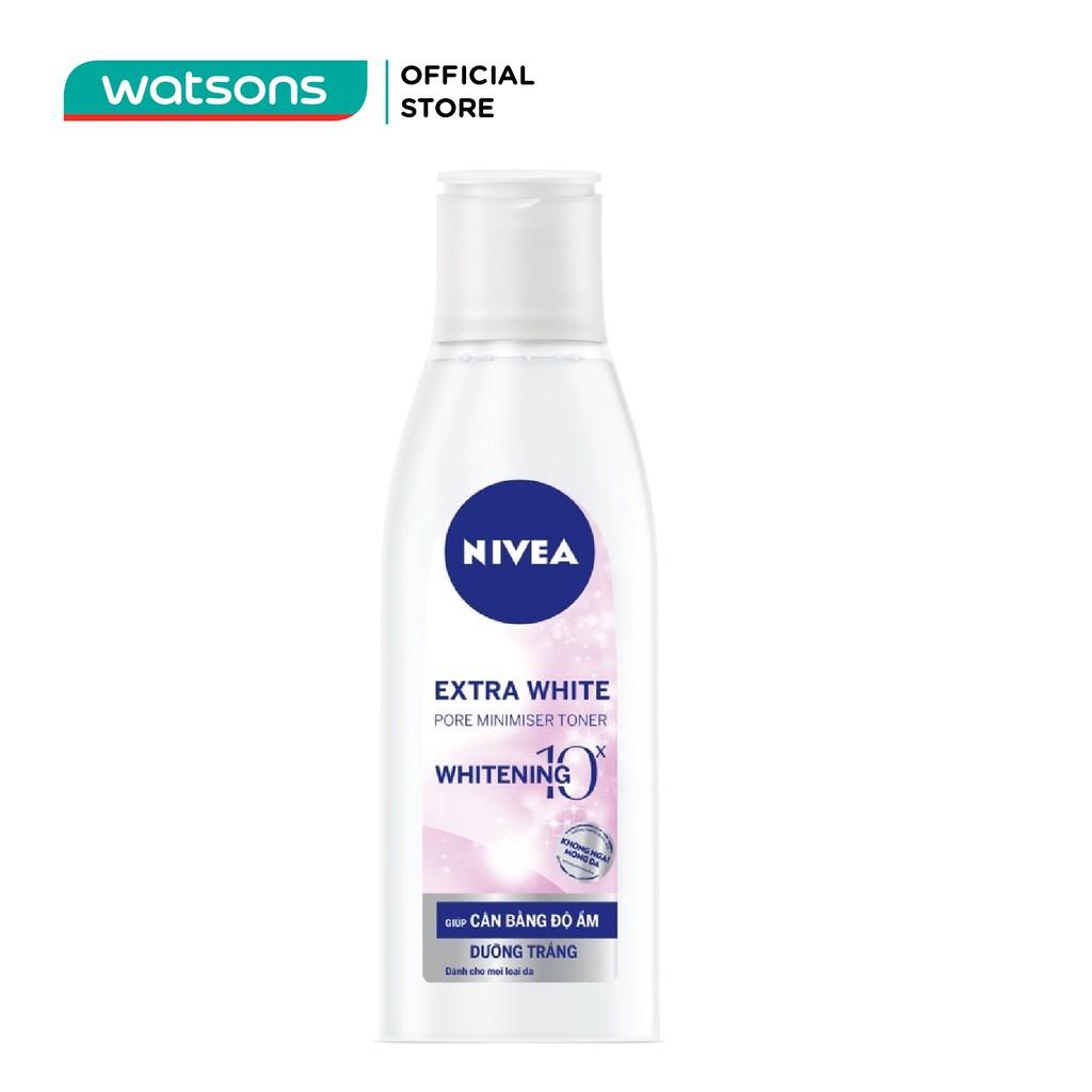 Nước hoa hồng dưỡng trắng da Nivea Extra White 200ml