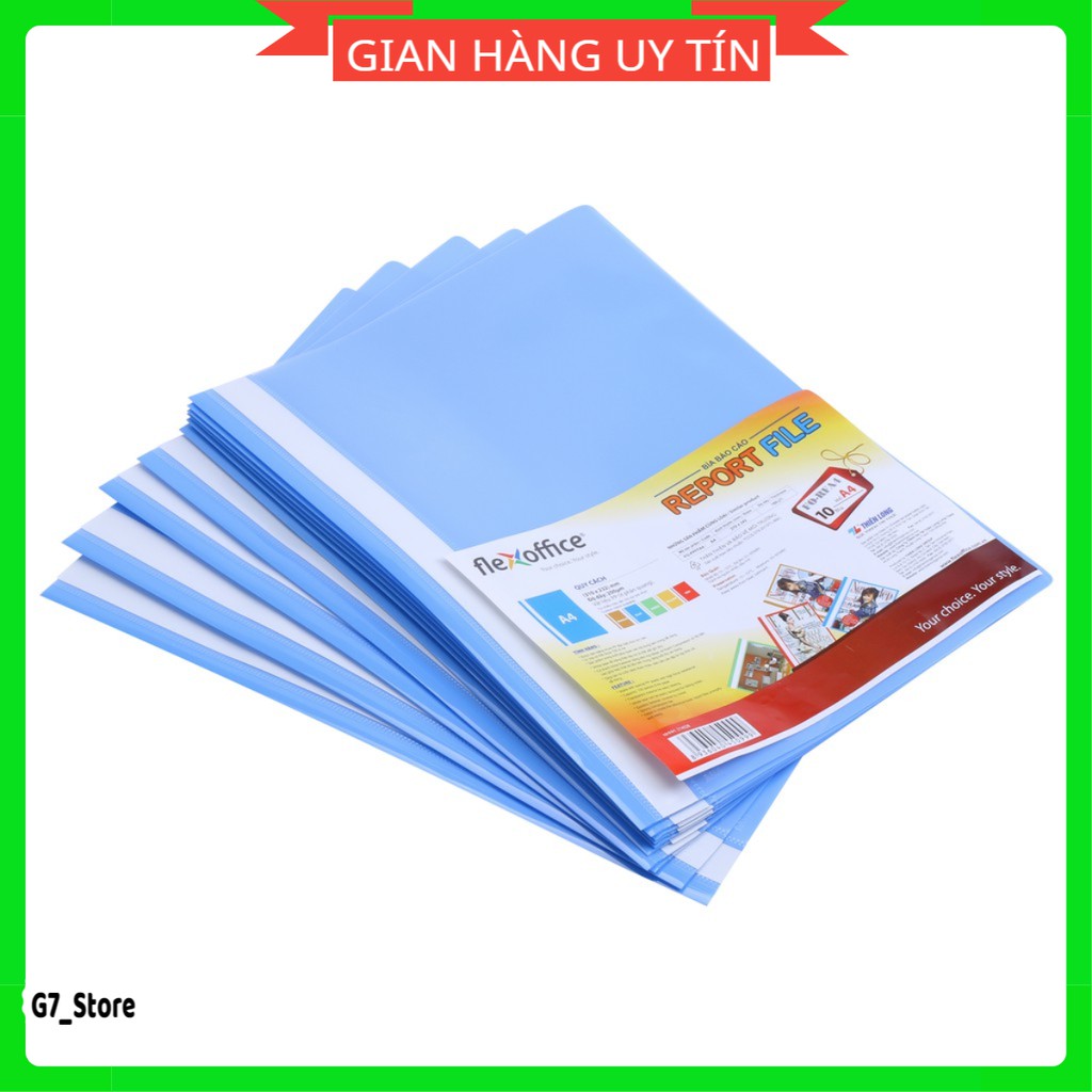 (SALE) 10 bìa báo cáo A4 Thiên Long,bìa đựng tài liệu A4