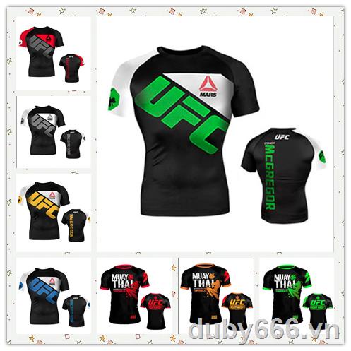 Áo Thun Tay Ngắn Tập Boxing/ Muay Thái Nhanh Khô Chuyên Dụng ◊❣℗Áo Thun Thể Thao Chất Lượng Cao Thời Trang