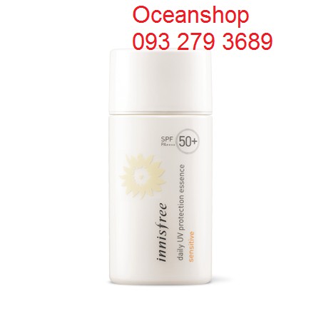 Kem chống nắng cho da nhạy cảm daily UV protection essence sensitive SPF50+ PA++++ 50ml về hàng SALE 50%