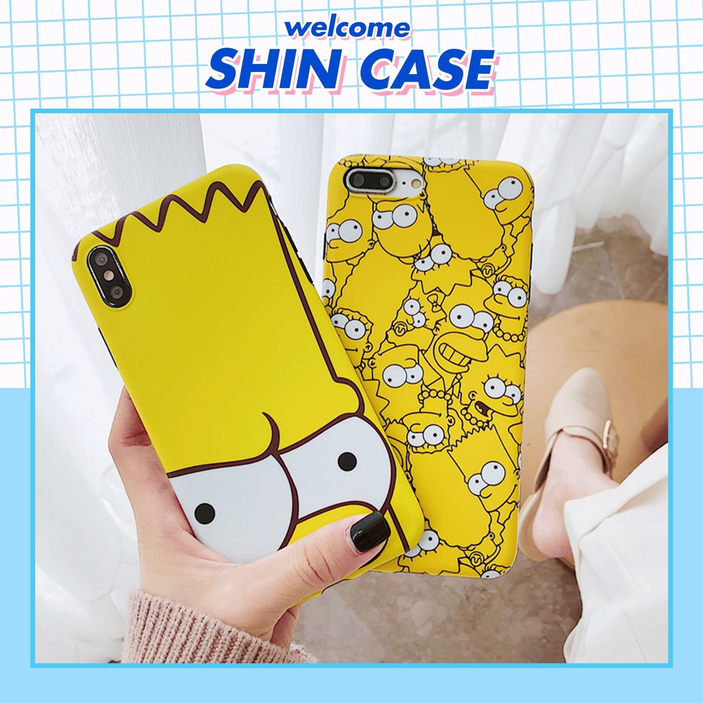 Ốp lưng iphone Gia đình Simpson TPU trơn dẻo mềm 5/5s/6/6plus/6s/6splus/7/7plus/8/8plus/x/xs/11/12/pro/max/plus/promax