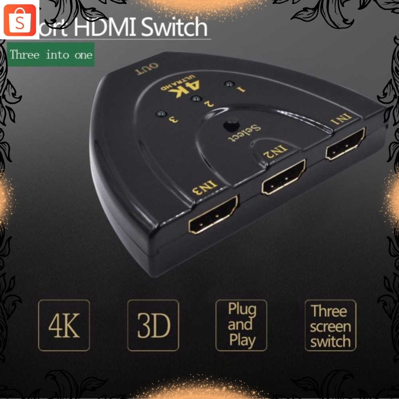 Bộ Chia 3 Cổng 4kx2k 3d Hdmi | BigBuy360 - bigbuy360.vn
