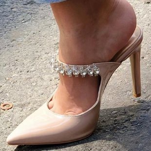 Giày Cao Gót Mũi Nhọn Size Lớn Thời Trang Dành Cho Nữ / Size 36-43