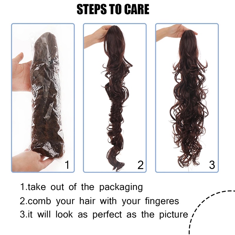 Tóc Đuôi Ngựa Giả Dài 28 Inch Nhiều Màu Sắc Thời Trang Cho Nữ