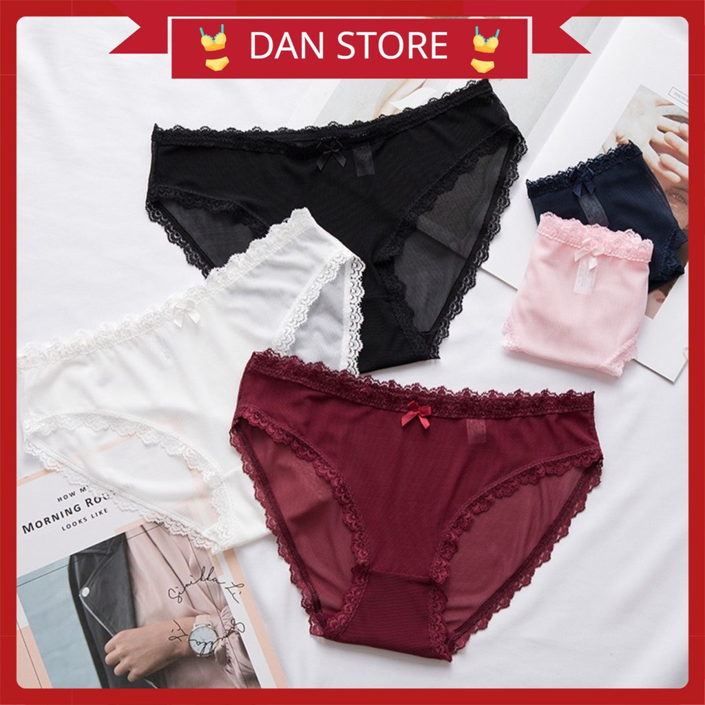 Quần Lót Ren Nữ Sexy cao cấp mềm mại kháng khuẩn sexy gợi cảm mẫu 1016