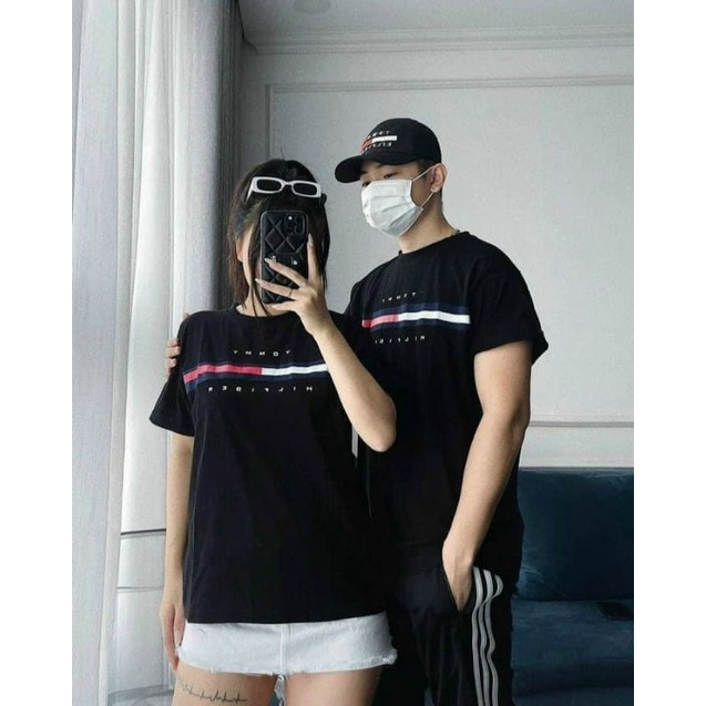 Áo Phông Tom.my Nhung Boutique From Basic Nam Nữ mặc cặp, Cotton 4 Chiều Mịn Mát, Chuẩn Form, Màu Trắng- Xanh - Đỏ - Đen | BigBuy360 - bigbuy360.vn