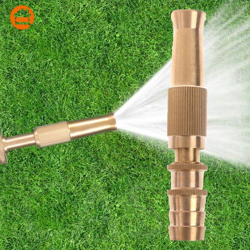 Súng Phun Nước Bằng Đồng Thau Có Thể Điều Chỉnh Dùng Tưới Vườn/Rửa Xe