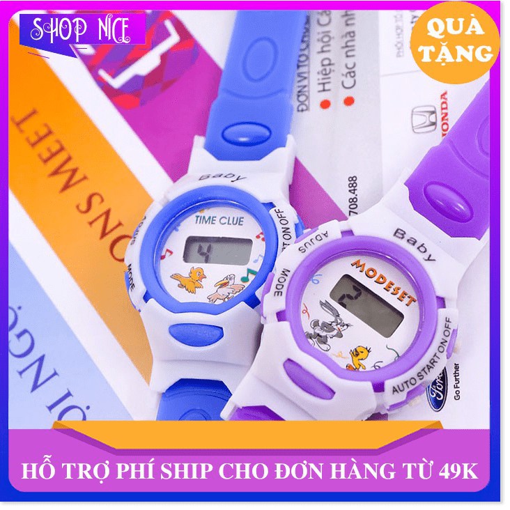 Đồng hồ điện tử cho bé dây cao su mềm êm tay | BigBuy360 - bigbuy360.vn