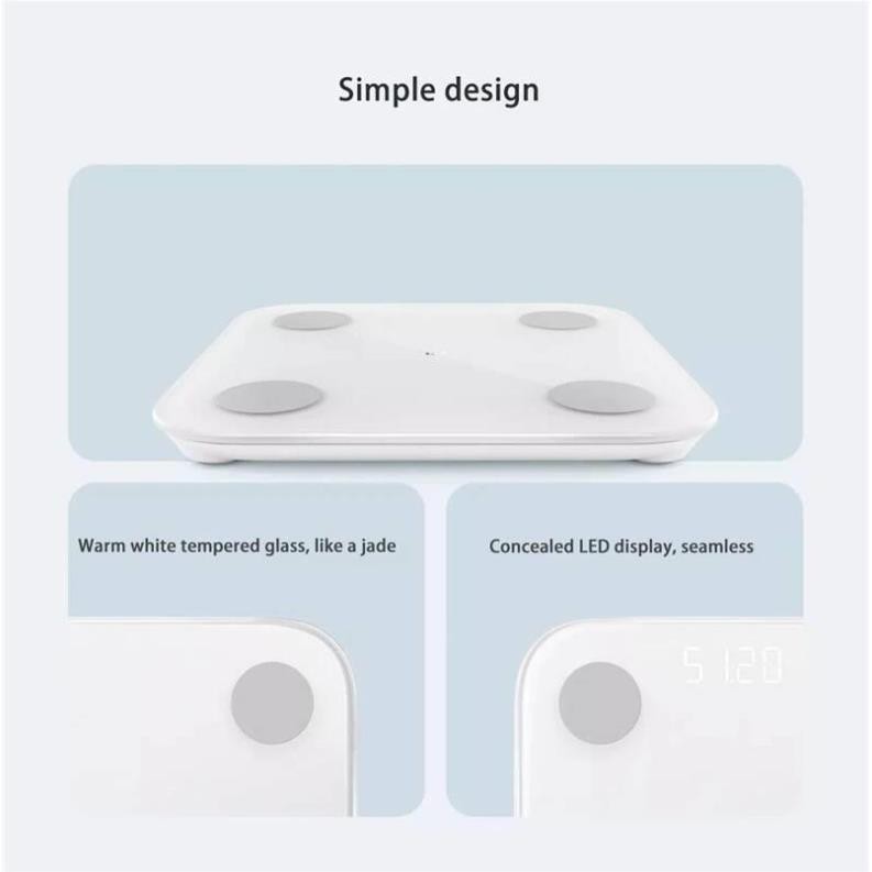 [BH 12 Tháng] Cân thông minh Xiaomi Mi Body Composition Scale 2 bản quốc tế - Bảo hành chính hãng