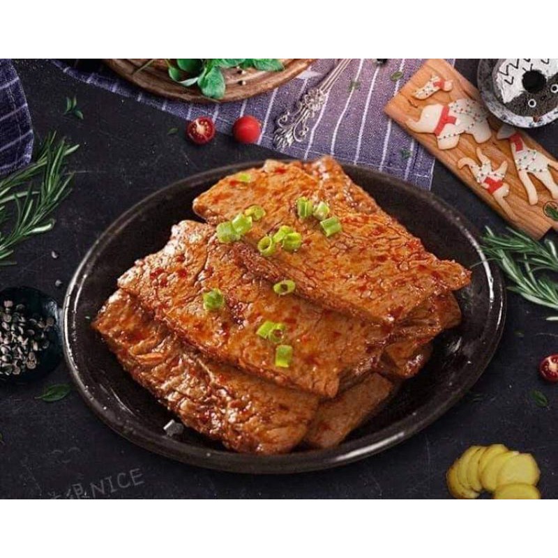 Thịt nướng BBQ cô gái t ❤freeship❤ thịt nướng bít tết màu đỏ - Lùn Con Food