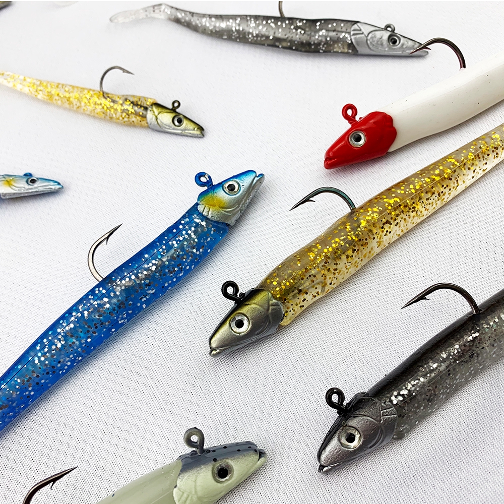 Mồi Câu Cá Giả Bằng Silicone Dạ Quang Chất Lượng Cao 10g 19g 34g