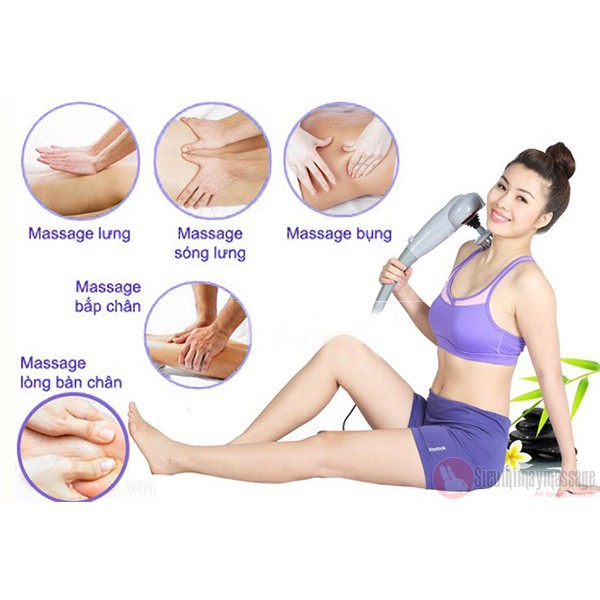 Máy massage cầm tay 11 đầu Phoenix