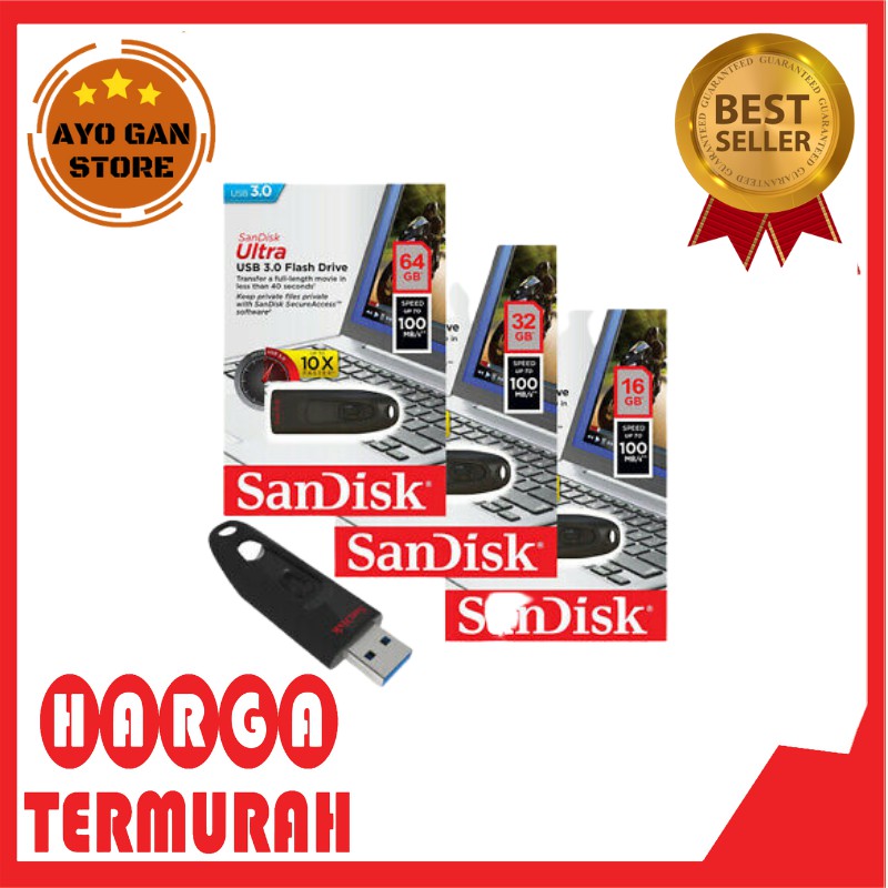 Ổ Đĩa Flash Sandisk Ultra 64gb | BigBuy360 - bigbuy360.vn