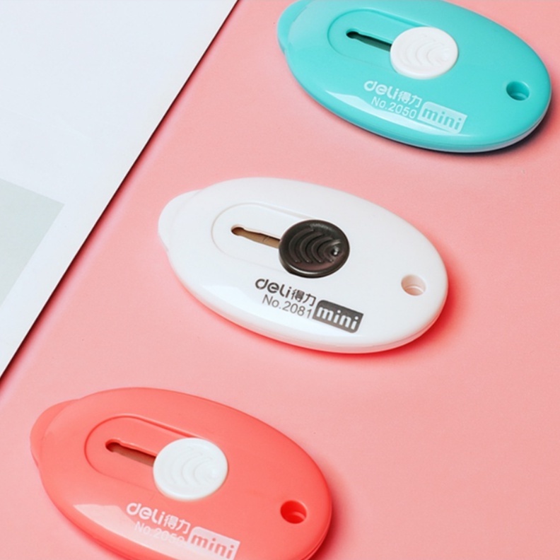 Dao Cắt Giấy Mini Nhiều Màu Sắc Tiện Dụng Cho Trường Học