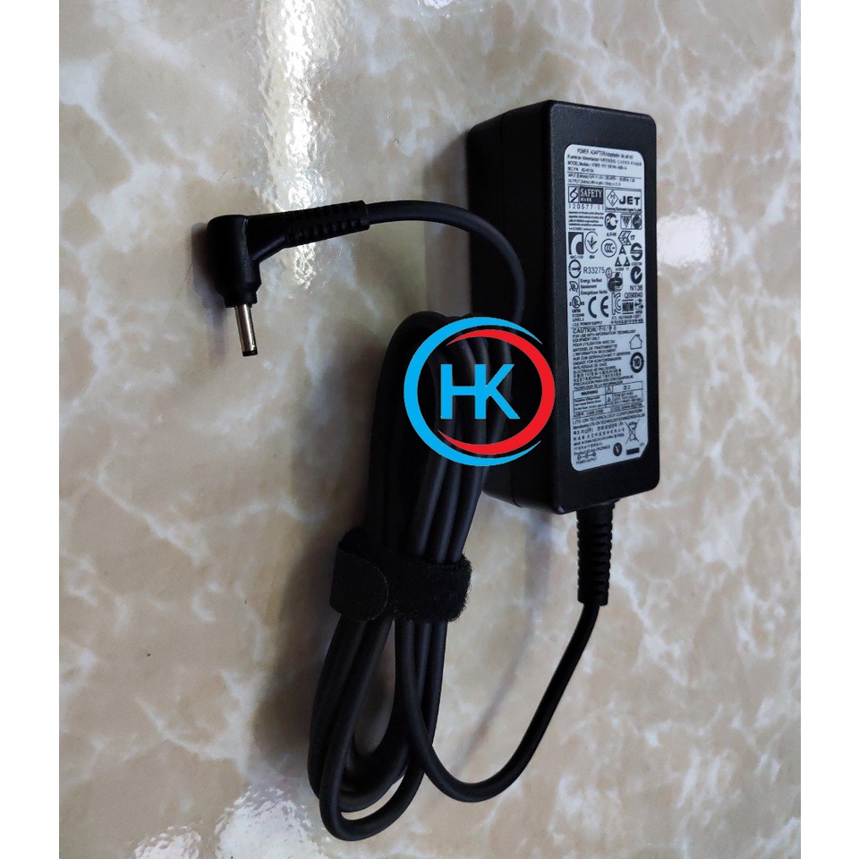 Sạc Laptop Samsung 19V-2.1A 40W Samsung NC10 ND10 NC20 N310 N108 N310 N120 N110 305U1A 520U4 530U3 530U3B 530U3C NP900