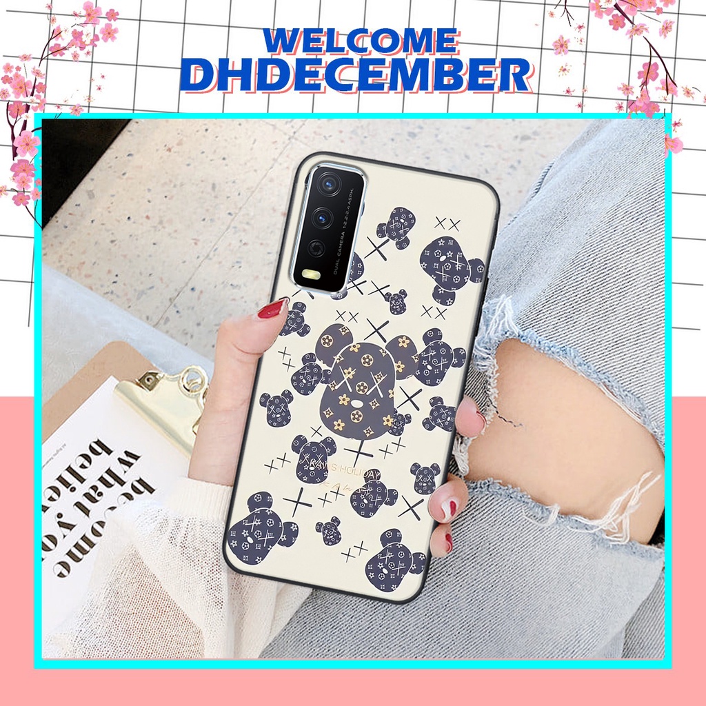 Ốp lưng Vivo Y12S 2021 / Y20 / Y20S in hình K@ws, Cool Be@r SIÊU NGẦU
