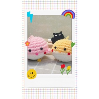 Móc khóa gà bông handmade cute🐥❤