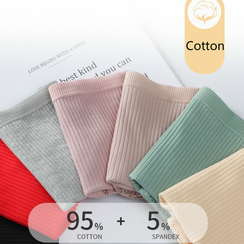 Quần lót LEVAO lưng cao phối ren gợi cảm cho nữ