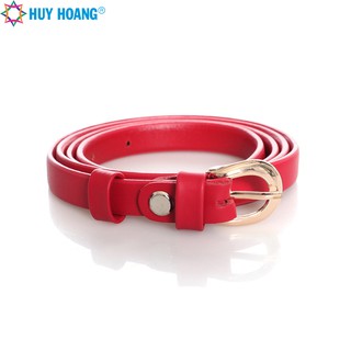 Thắt lưng nữ da thật Huy Hoàng cỡ nhỏ màu đỏ-LS5111
