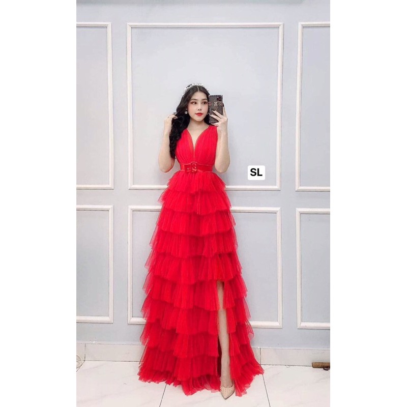 [Mã FATHANG5 giảm 10K đơn 50K] KÈM ẢNH/VIDEO THẬT - ĐẦM MAXI XẾP TẦNG CAO CẤP KÈM NỊT EO SANG TRỌNG - MS243V | BigBuy360 - bigbuy360.vn