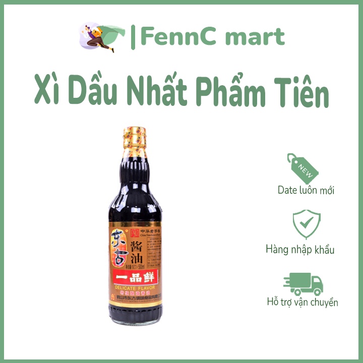 Nước tương xì dầu Nhất Phẩm Tiên xì dầu càng cua 500ML FENNC