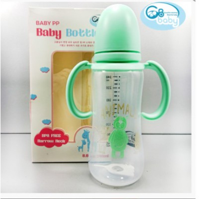  🐾🐾🍎CHÍNH HÃNG🐾🐾🍎Bình Sữa GB BABY Cổ Hẹp PP Bottle Size 140ml 240ML