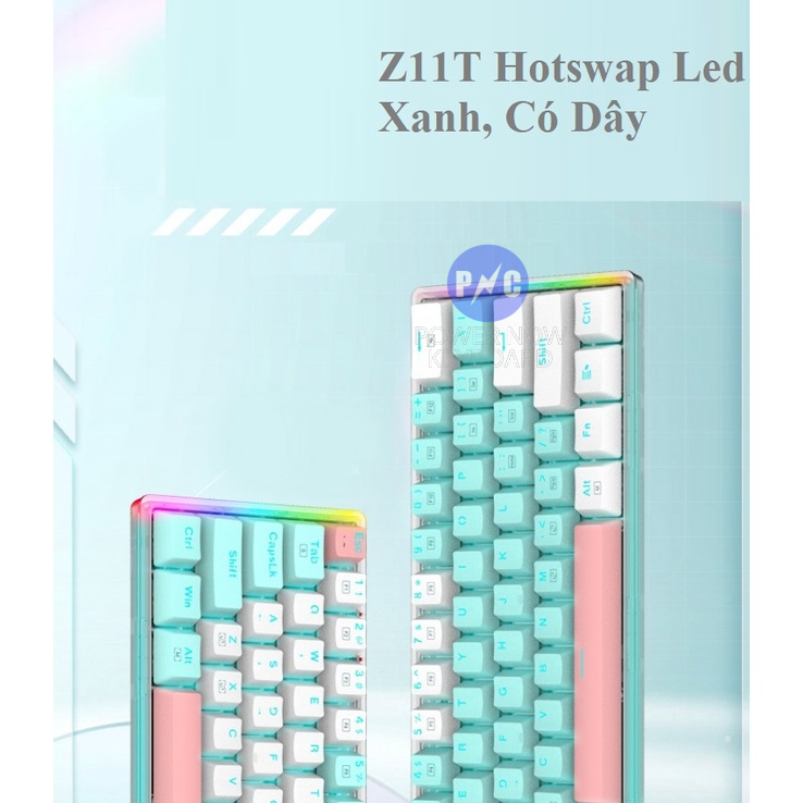Chính Hãng - Bàn Phím Cơ HOTSWAP Led RGB & Đơn Sắc E Yooso Z11